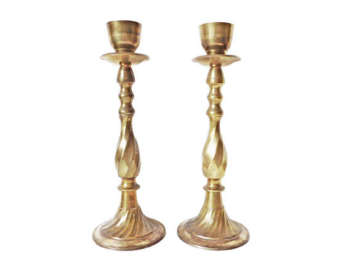 Gold Candle Holders