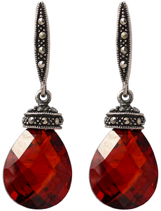 Red Antique Earrings